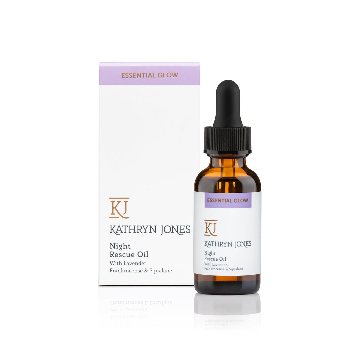 Kathryn Jones Night Rescue Oil with lavender and squalane