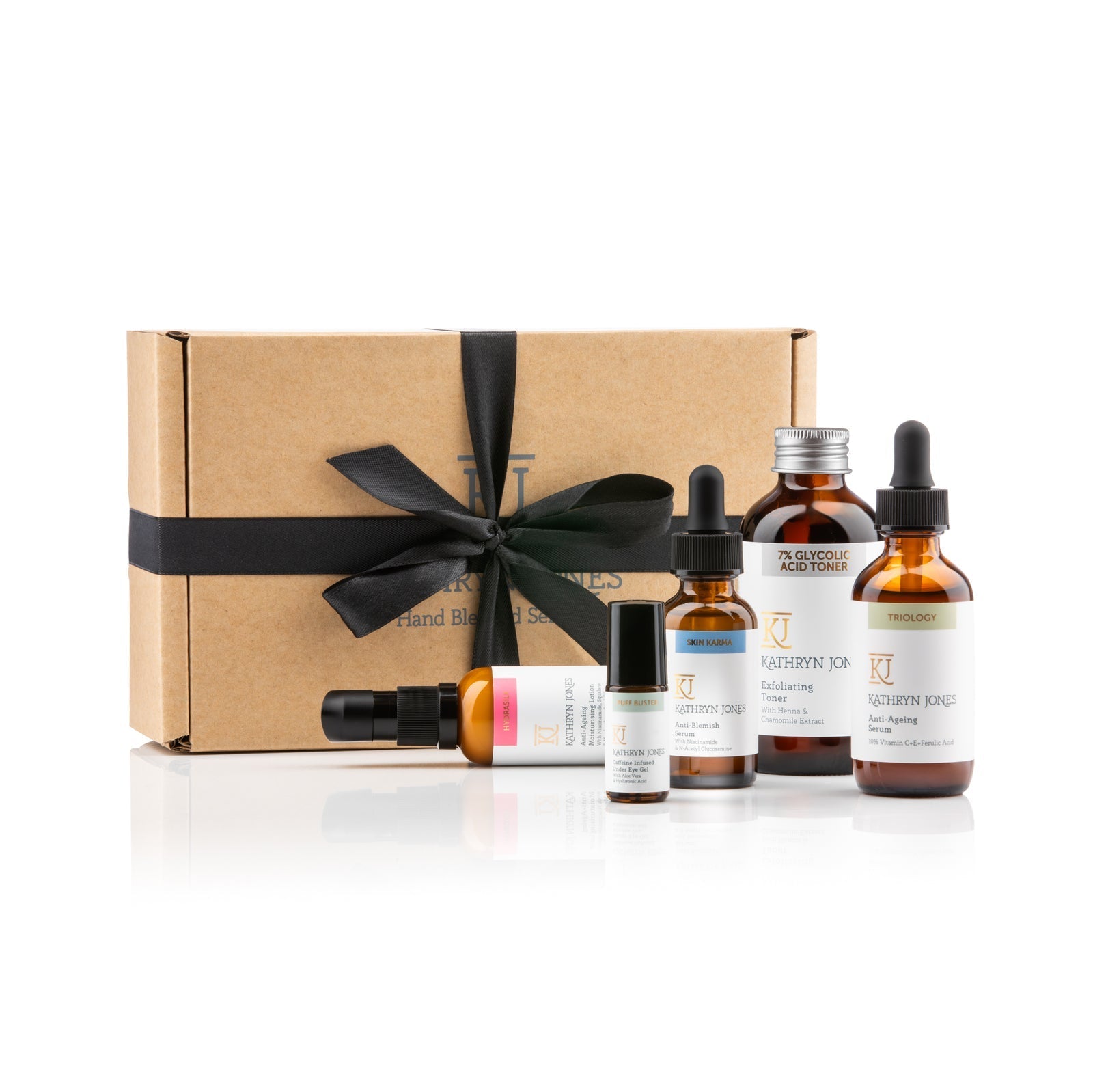 Kathryn Jones Ultimate men's skincare gift set with vitamin C, retinol and glycolic acid