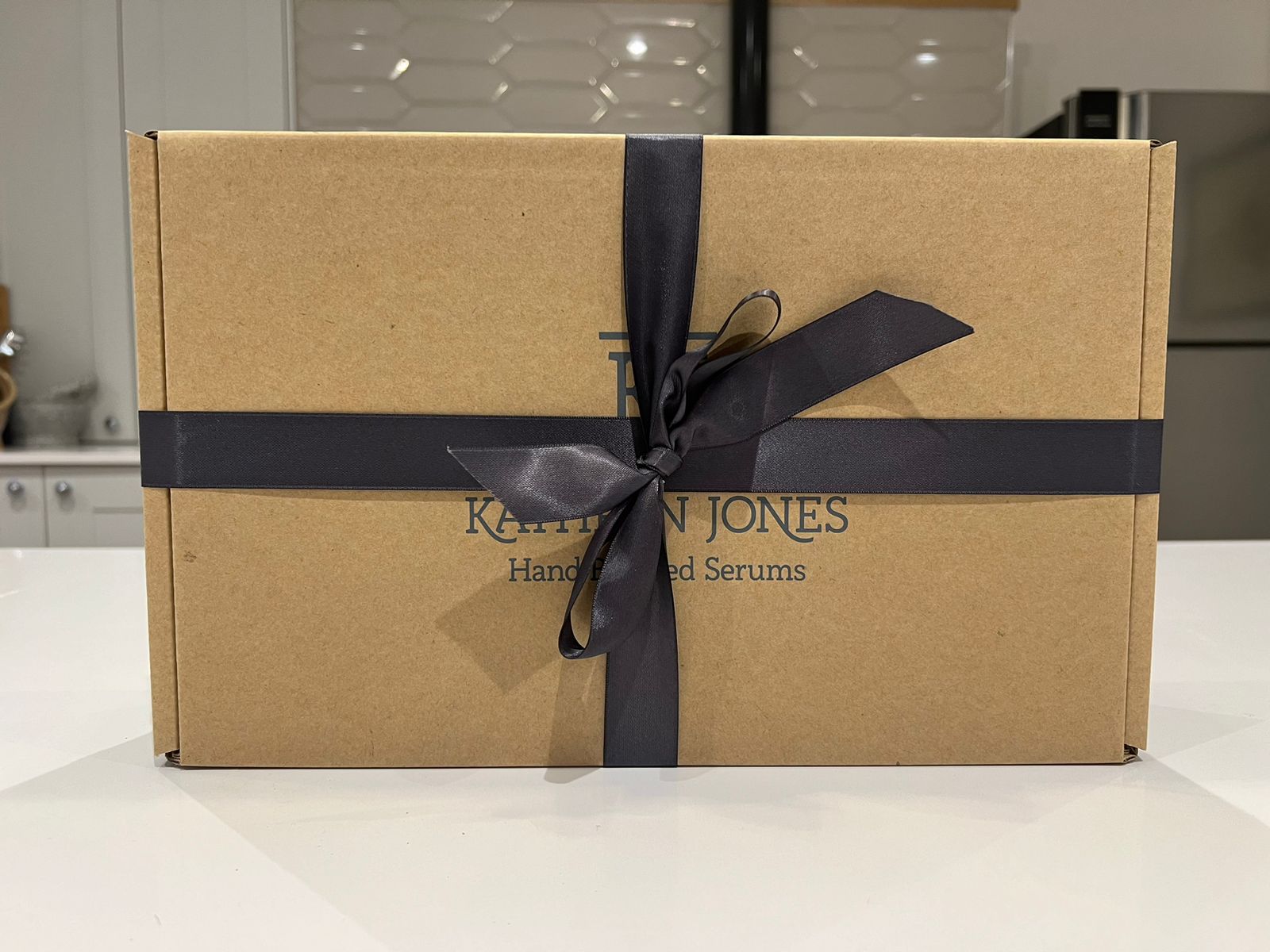Beauty Gift Wrap by KJ Serums. Beauty Gift Box for your Loved one with Luxury Packaing. Eco-Friendly box. 100% Organic.
