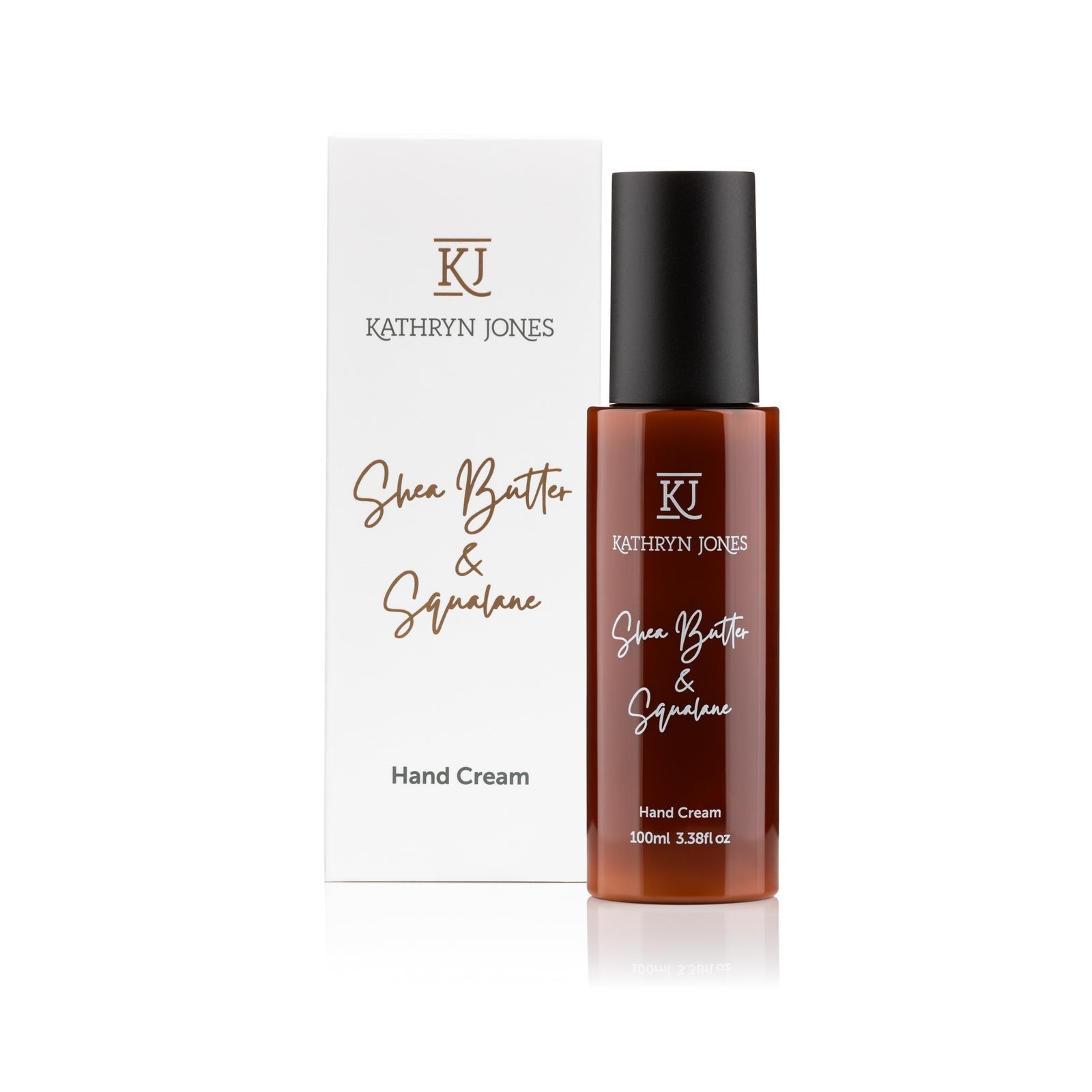 Kathryn Jones Shea Butter & Squalane hand cream bottle