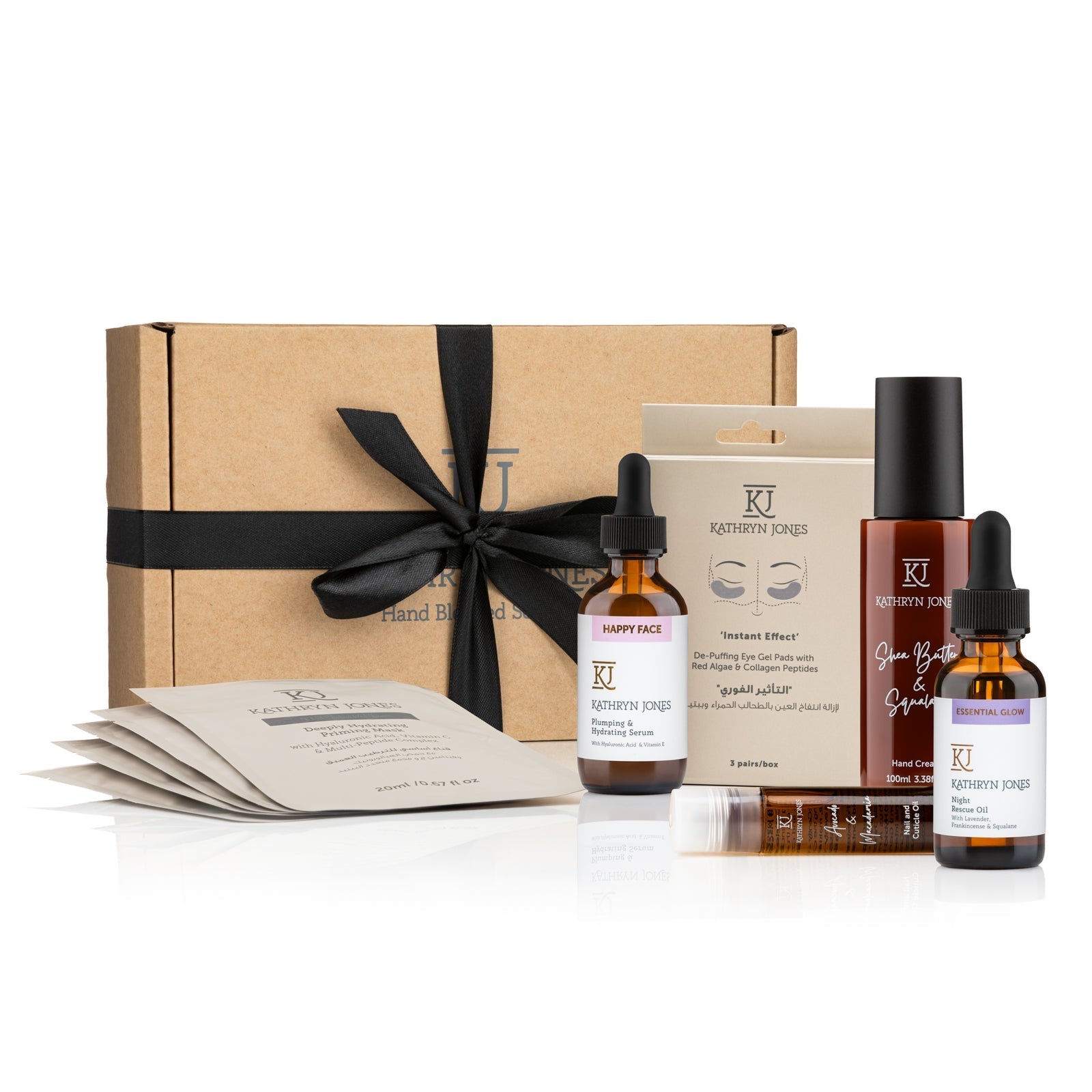 Kathryn Jones Luxury skincare set with ten full sized pampering products 