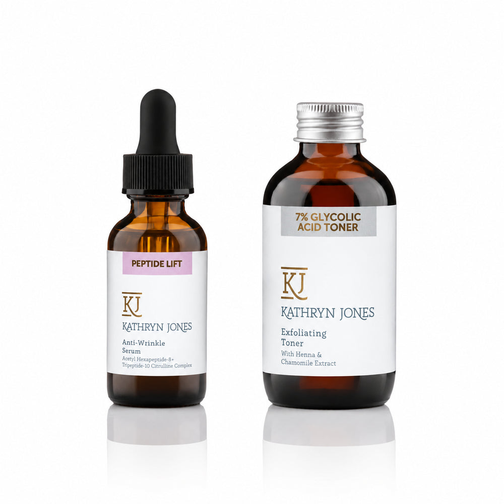 Kathryn Jones Glo-Duo Glycolic Acid and Peptide serum kit 