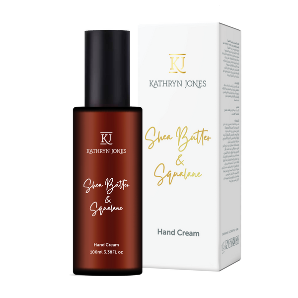 Shea Butter Hand Cream for Dry Hands by KJ Serums.  Squalane Hand Cream, Vegan and Cruelty Free Hand Cream with Eco-Friendly Packaging. 